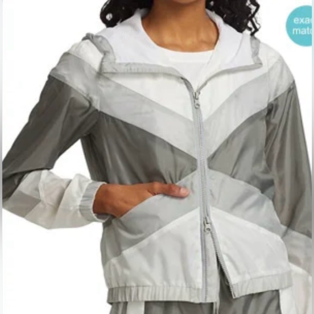 Blanc Noir Tulum Windbreaker Frost Grey